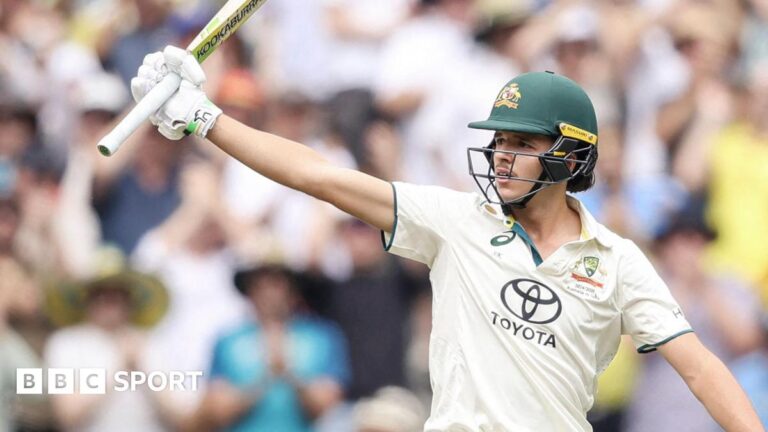 Read more about the article Australia vs India: Sam Konstas hits half-century on debut to put hosts on top