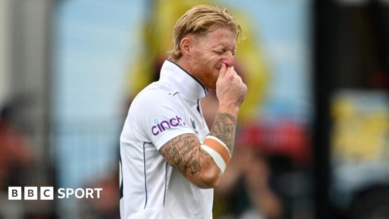 Read more about the article Ben Stokes: England Test captain out for at least three months with torn left hamstring