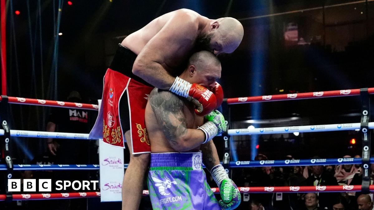 You are currently viewing Fury vs Usyk 2: Usyk’s narrow win over Fury in 10 pictures