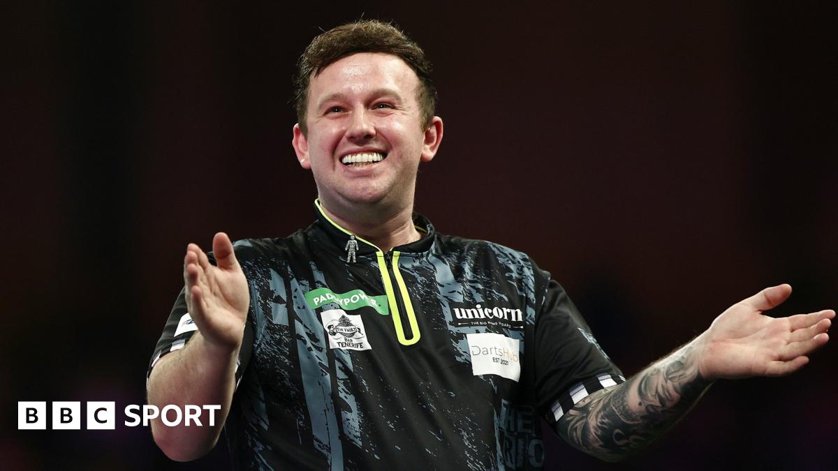 You are currently viewing PDC World Darts Championship 2025 results: Callan Rydz stuns Dimitri van den Bergh to progress