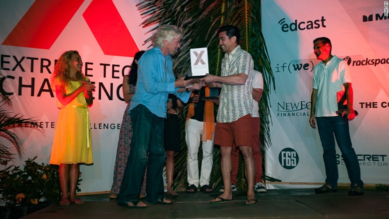 Read more about the article Richard Branson picks Extreme Tech Challenge startup winner