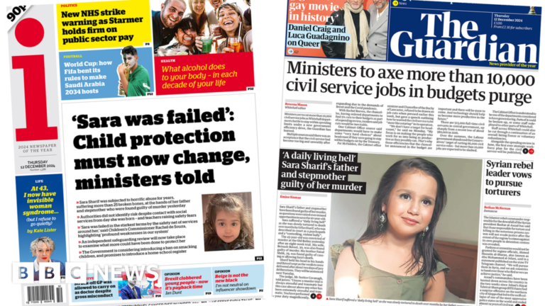 Read more about the article ‘Sara was failed’ and 10,000 civil service jobs to be axed