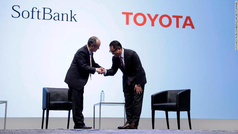 Read more about the article SoftBank and Toyota want driverless cars to change the world