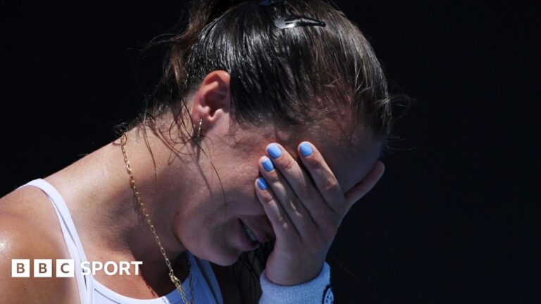 Read more about the article Australian Open 2025 results: Jodie Burrage secures emotional Melbourne win after lengthy injury struggles