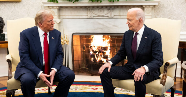 Read more about the article Biden and Trump Defy Their History of Animosity to Seal Gaza Cease-Fire