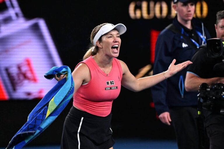 Read more about the article Danielle Collins thanks booing Australian Open crowd for ‘big fat pay check’ after beating home hope