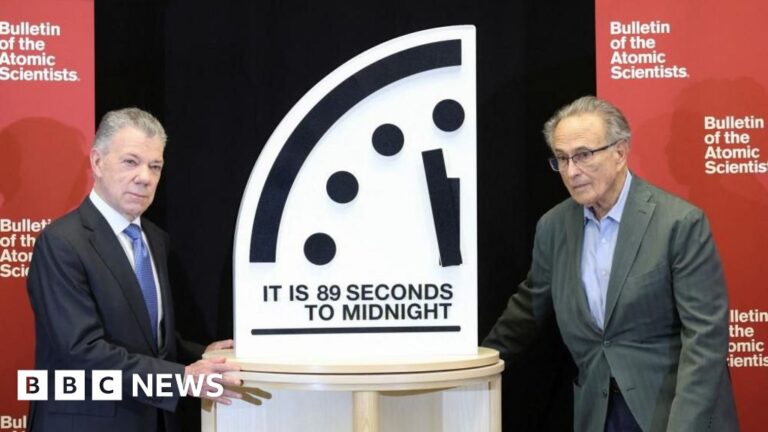 Read more about the article ‘Doomsday Clock’ moved closest ever to humanity’s destruction