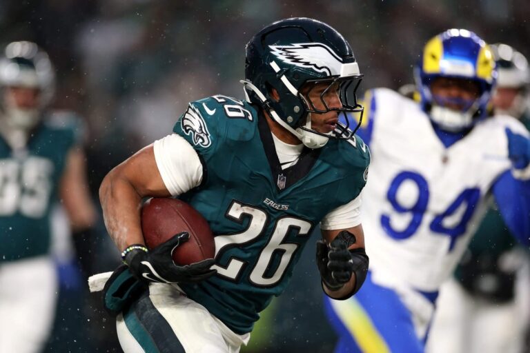 Read more about the article Eagles ride Saquon Barkley, defense to NFC Championship Game in win vs. Rams: Key takeaways