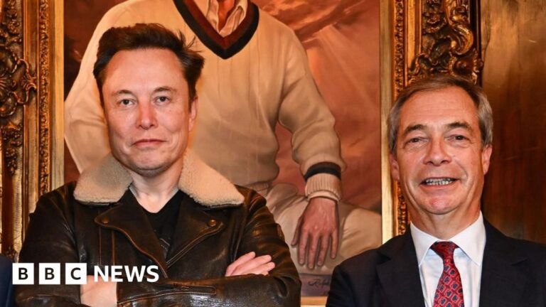 Read more about the article Elon Musk calls for Nigel Farage to be replaced as Reform UK leader