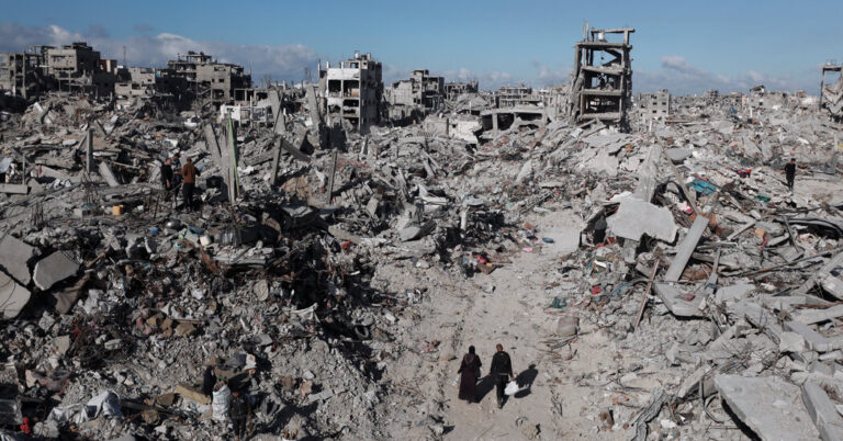 Read more about the article Gaza Residents Return to Vast Destruction in Old Neighborhoods