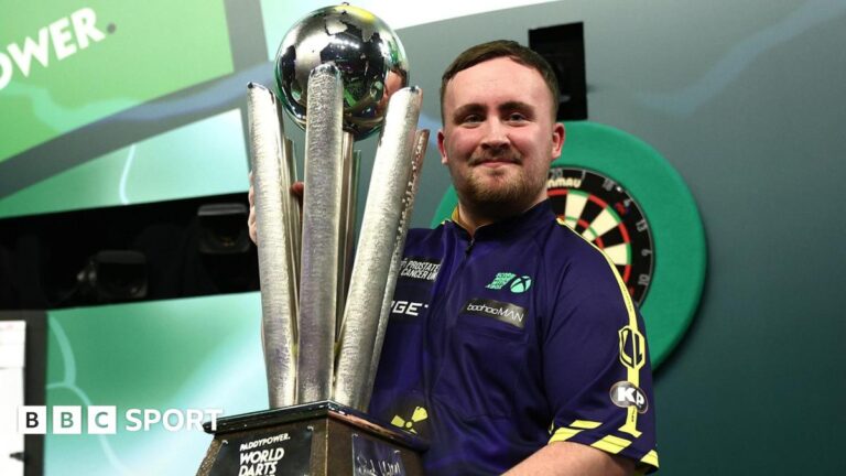 Read more about the article Luke Littler beats Michael Van Gerwen in final to win World Darts Championship 2025