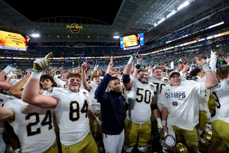 Read more about the article Notre Dame, Marcus Freeman used everything to beat Penn State — even James Franklin comments