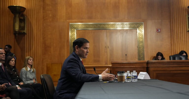 Read more about the article Takeaways From Marco Rubio’s Senate Hearing