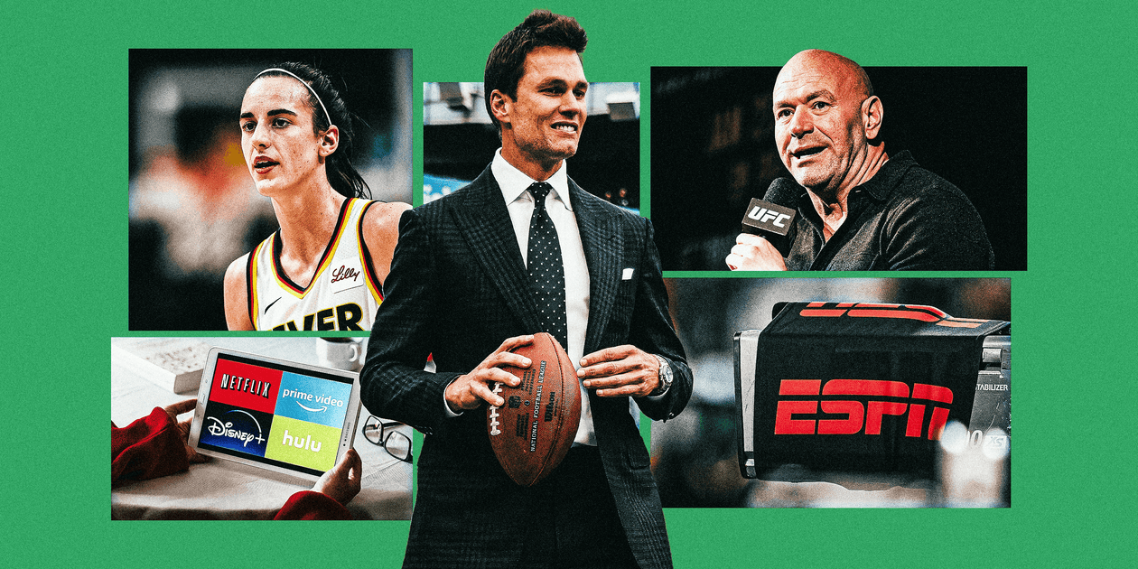 You are currently viewing Tom Brady walks away, WNBA ratings soar, and ESPN snags CP3: 2025 Sports Media Predictions