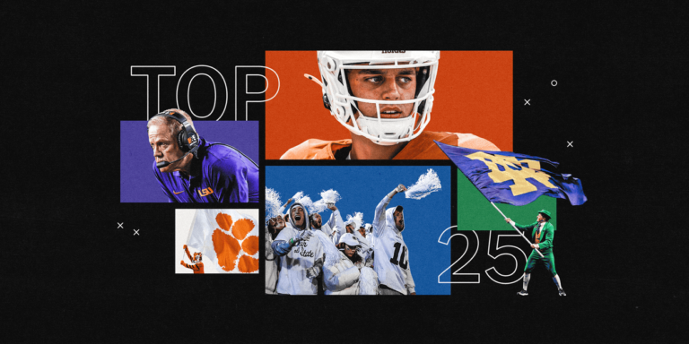 Read more about the article Way too early Top 25 rankings for the 2025 college football season