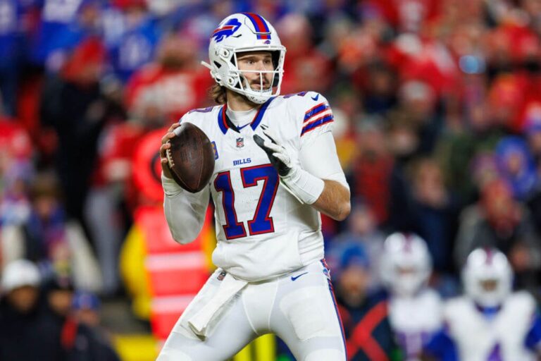 Read more about the article Bills’ Josh Allen named NFL MVP in stunning win over Ravens’ Lamar Jackson