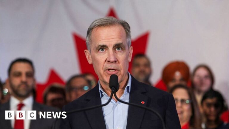 Read more about the article Canada ‘will stand up to a bully’, says Mark Carney