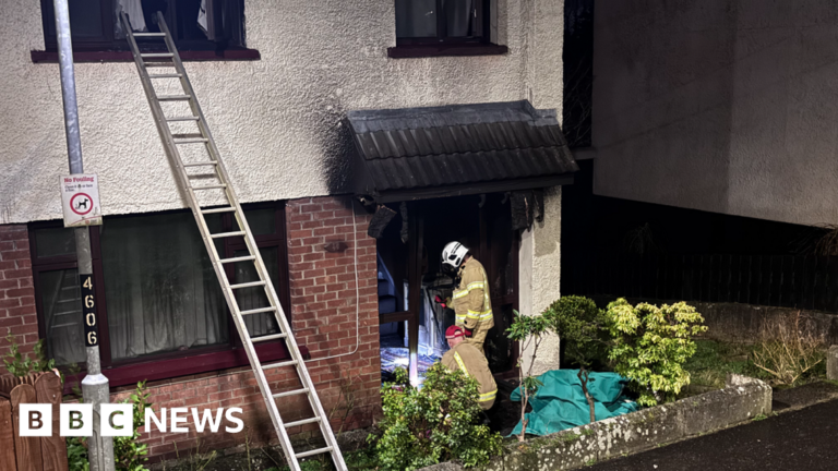 Read more about the article Four rescued from Dungannon house fire