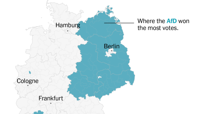 Read more about the article In Former East Germany, the Hard-Right AfD Party Finds Most of Its Support