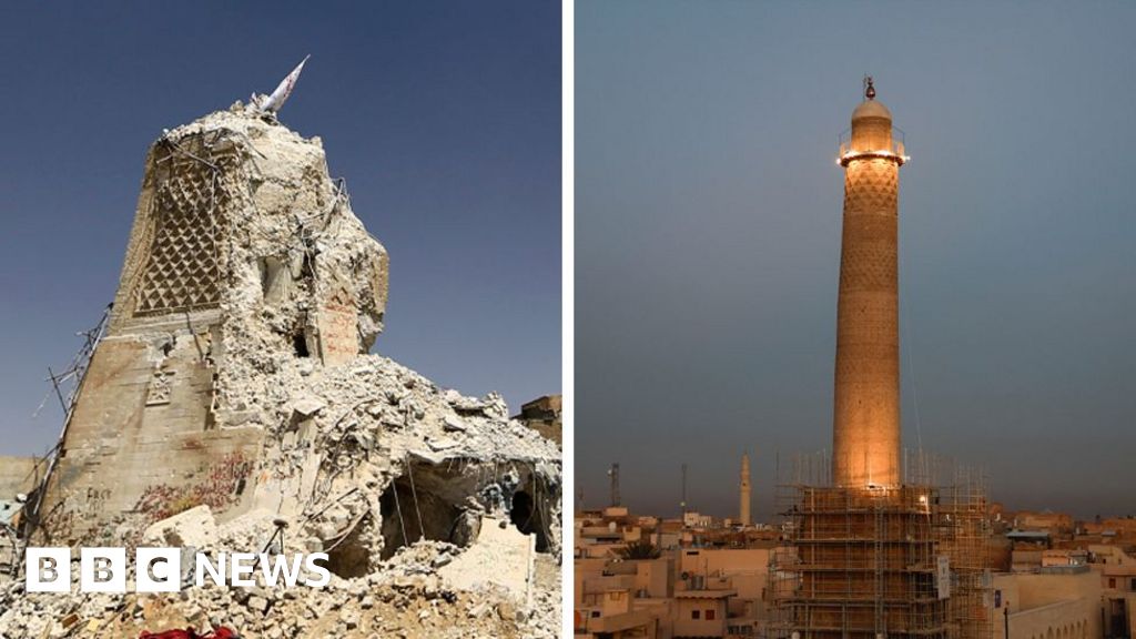 You are currently viewing Mosul’s historic al-Nuri mosque and al-Hadba minaret rise again