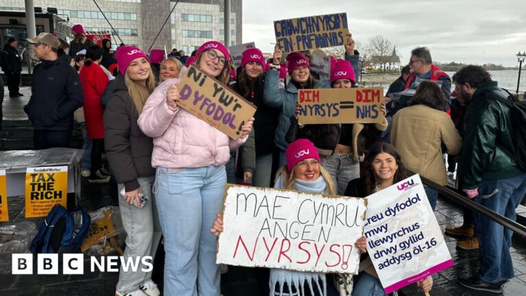 Read more about the article Protestors call on Senedd to step in to save jobs