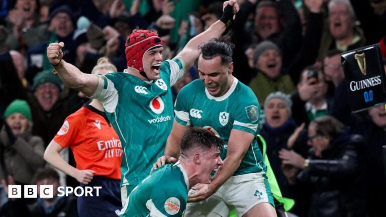 Read more about the article Six Nations 2025: Ireland 27-22 England – Holders seal opening bonus-point win in Dublin