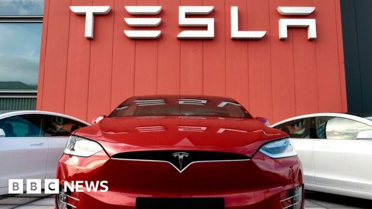 Read more about the article Tesla shares slump after European sales fall