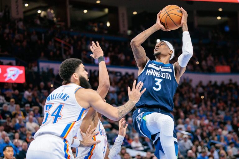 Read more about the article Timberwolves erase 25-point deficit to defeat Thunder 131-128 in overtime