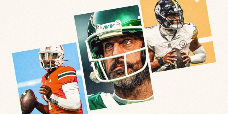 Read more about the article Aaron Rodgers to Giants? Justin Fields to Jets? QB predictions for every NFL team