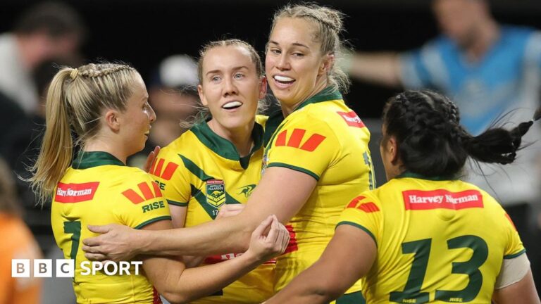 Read more about the article Australia 90-4 England: Lionesses suffer record defeat in Las Vegas