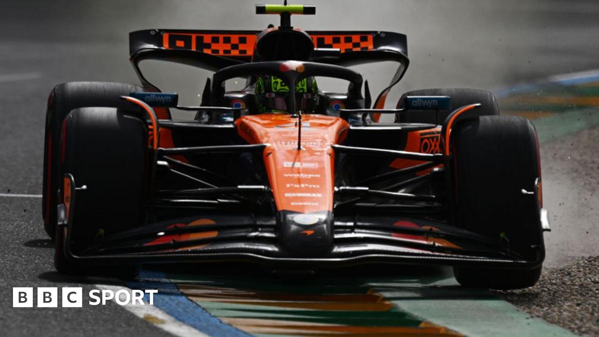 Read more about the article Australian Grand Prix: Lando Norris takes pole with Lewis Hamilton eighth