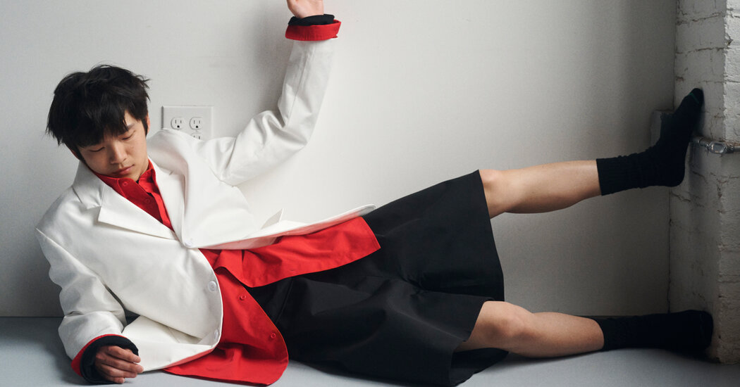 You are currently viewing Lii’s First Men’s Wear Collection Nods to ’90s Sportswear and Takeshi Kitano