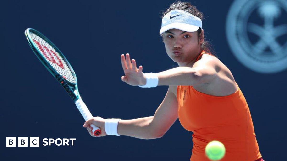 You are currently viewing Miami Open: Emma Raducanu though to last 16 after McCartney Kessler retires