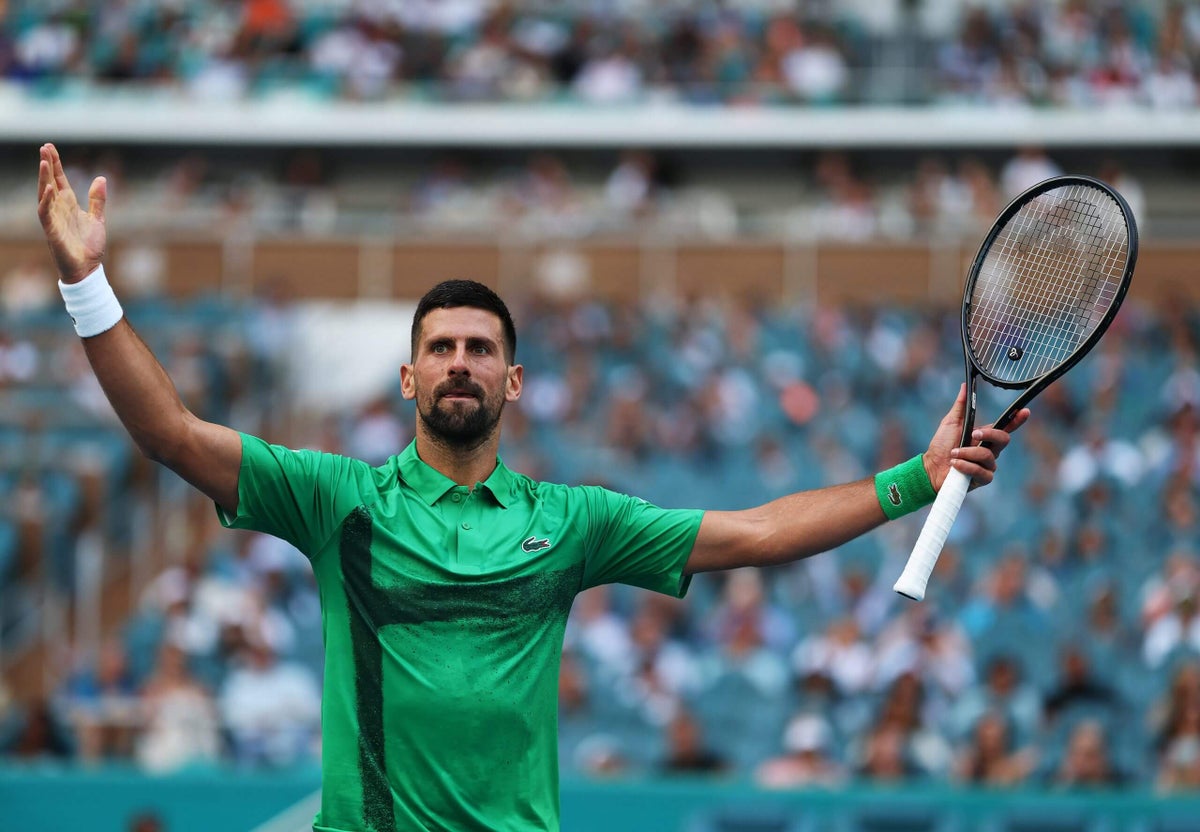 Read more about the article The real Novak Djokovic tries to stand up in front of Serena Williams in Miami