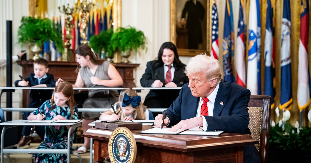 Read more about the article ‘It Sounds Strange, Doesn’t It?’ Trump Muses About Gutting the Education Dept.