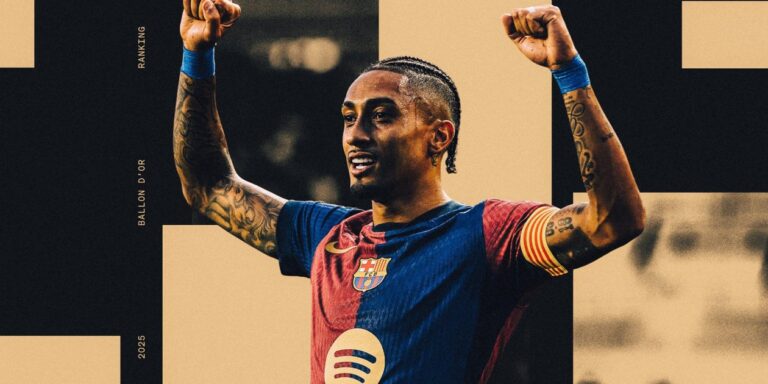 Read more about the article Rating the favourites to win the 2025 Ballon d’Or: Is Raphinha now in pole position?