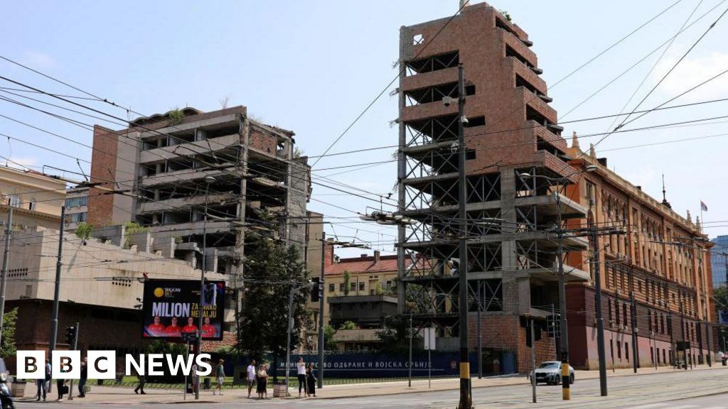 Read more about the article A Belgrade landmark bombed by Nato could get Trump makeover