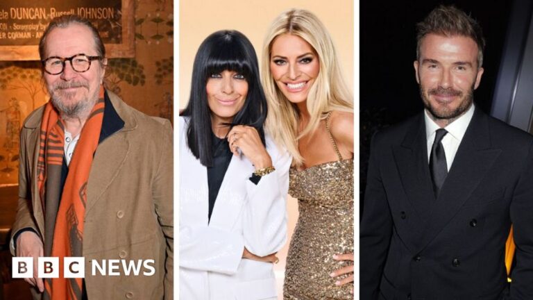 Read more about the article Gary Oldman and Strictly hosts Tess and Claudia join David Beckham