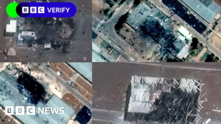 Read more about the article Satellite imagery reveals damage to key Iran nuclear sites