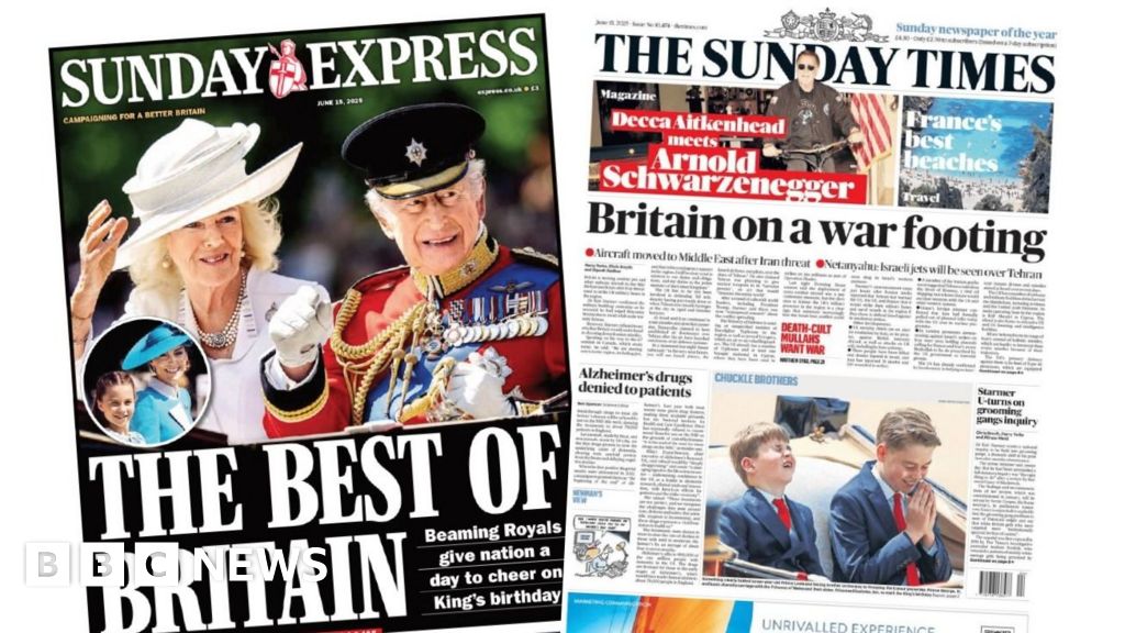 You are currently viewing The Papers: 'Best of Britain' and the country on a 'war footing'