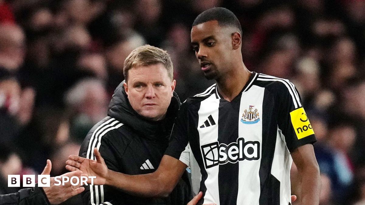 Read more about the article Alexander Isak: Newcastle not yet received bid for striker, says boss Eddie Howe