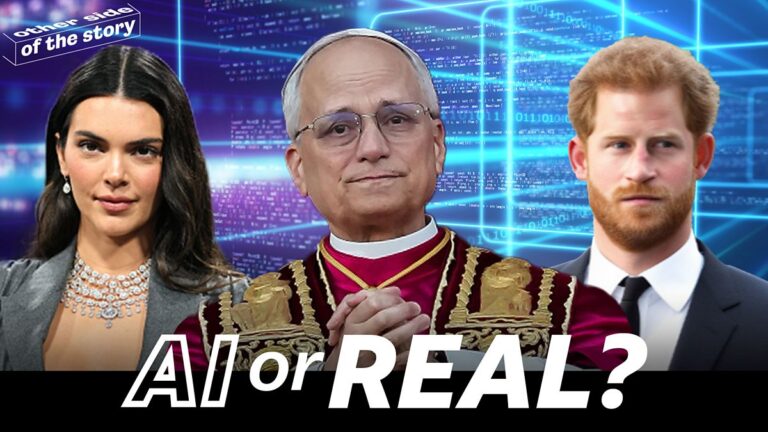 Read more about the article Celebrity AI images featuring Kendall Jenner, Pope Leo XIV and Prince Harry.