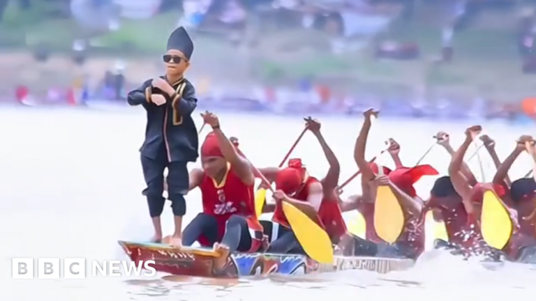 Read more about the article The boy behind the viral ‘aura farming’ boat racing dance