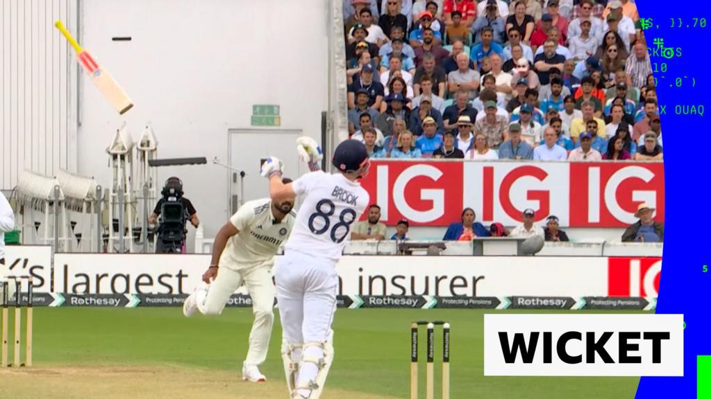 Read more about the article England vs India: Harry Brook wicket