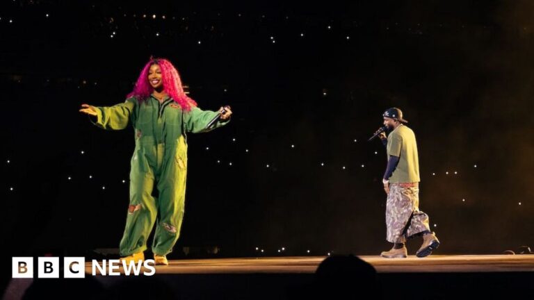 Read more about the article Kendrick Lamar and SZA deliver a stadium-worthy performance