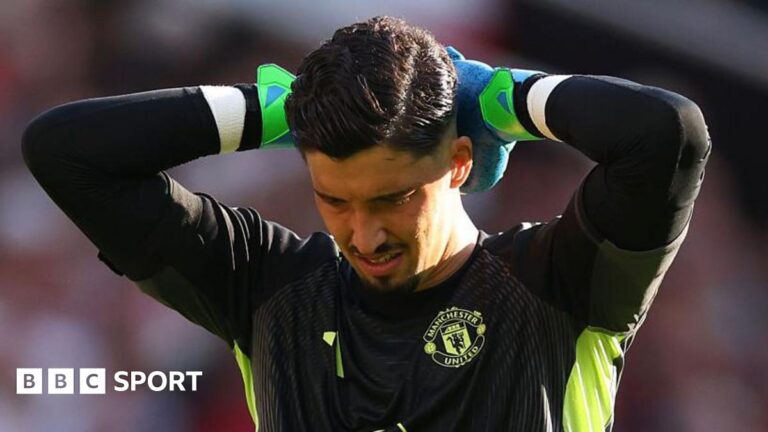 Read more about the article Man Utd 0-1 Arsenal: Altay Bayindir error highlights Red Devils’ goalkeeper ‘problem’