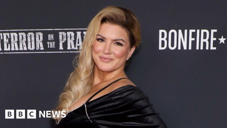 Read more about the article Mandalorian actress Gina Carano settles with Disney over firing