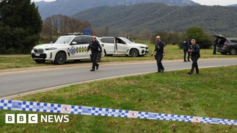 Read more about the article Manhunt after two police officers shot dead