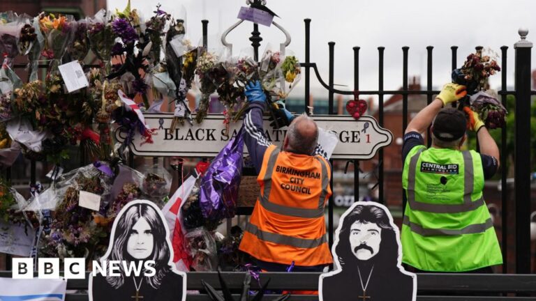 Read more about the article Ozzy Osbourne Black Sabbath Bridge tributes are to be passed on to family