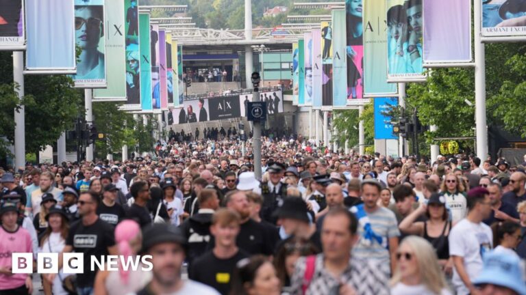 Read more about the article Probe after ‘hundreds’ sneak into Wembley Stadium concert